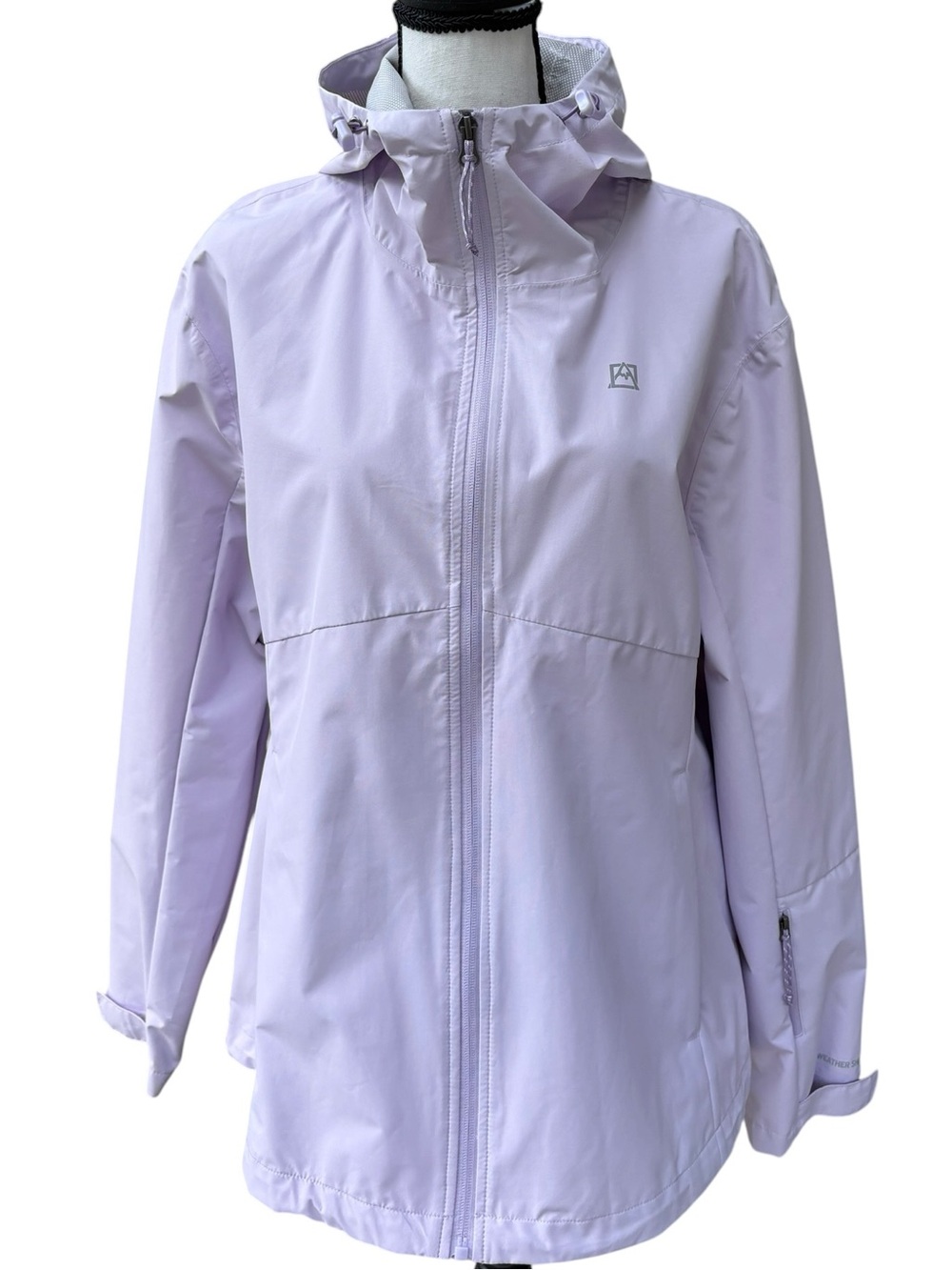 Avalanche Light Lavender Hooded Rain Jacket